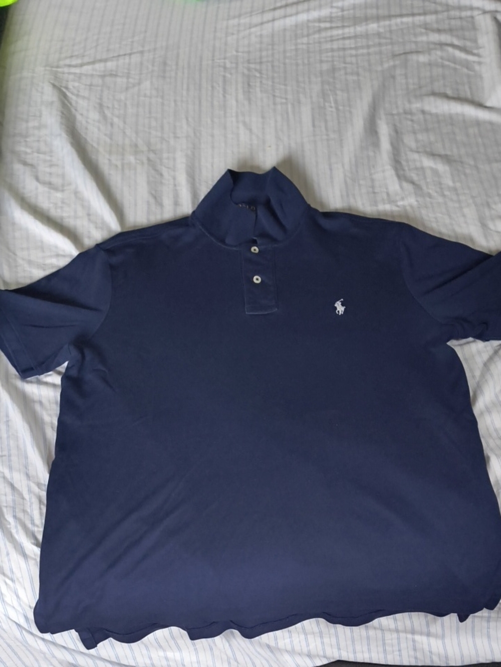Polo by Ralph Lauren Navy Short Sleeve Polo with Embroidered Pony